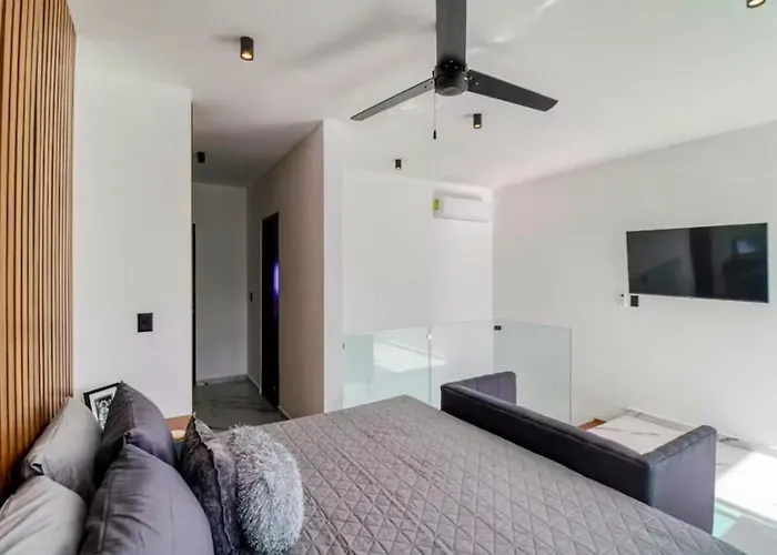30 Off, 2 Level Apartment, Jacuzzi & Rooftop Pool * Playa del Carmen