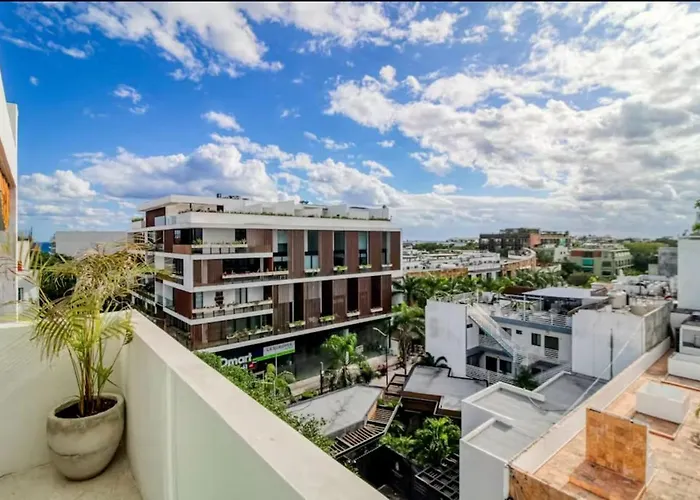 Apartamento 30 Off, 2 Level Apartment, Jacuzzi & Rooftop Pool Playa del Carmen
