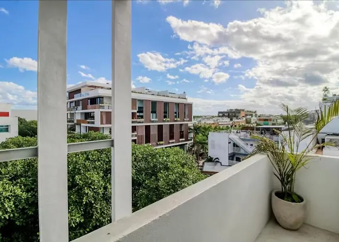 Apartamento 30 Off, 2 Level Apartment, Jacuzzi & Rooftop Pool Playa del Carmen