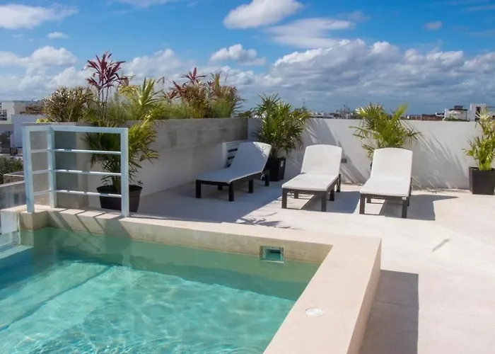 Apartamento 30 Off, 2 Level Apartment, Jacuzzi & Rooftop Pool